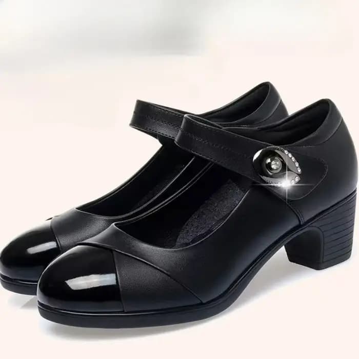Printemps/automne nouvelle tête pointue carrée avec couleur unie chaussures à talons épais mode confortable Sexy décontracté Banquet chaussures pour femmes