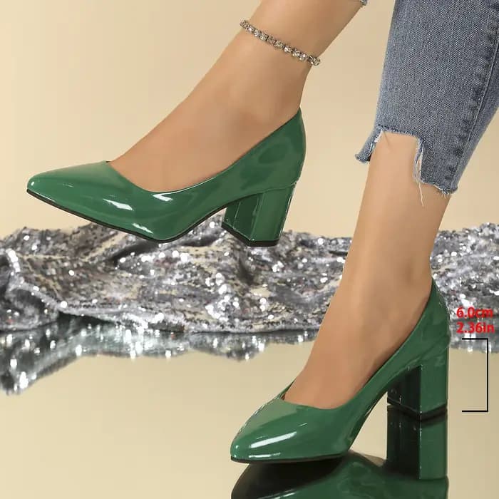 Chaussures pour femmes à bout pointu et talons moyens, escarpins tendance printemps-automne, confortables, élégants, populaires, vente en gros