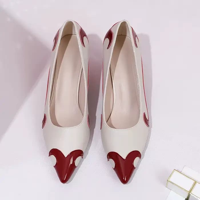 Femmes bout pointu talons hauts élégant Banquet chaussure de mariage robe exquise chaussures de travail pour femme