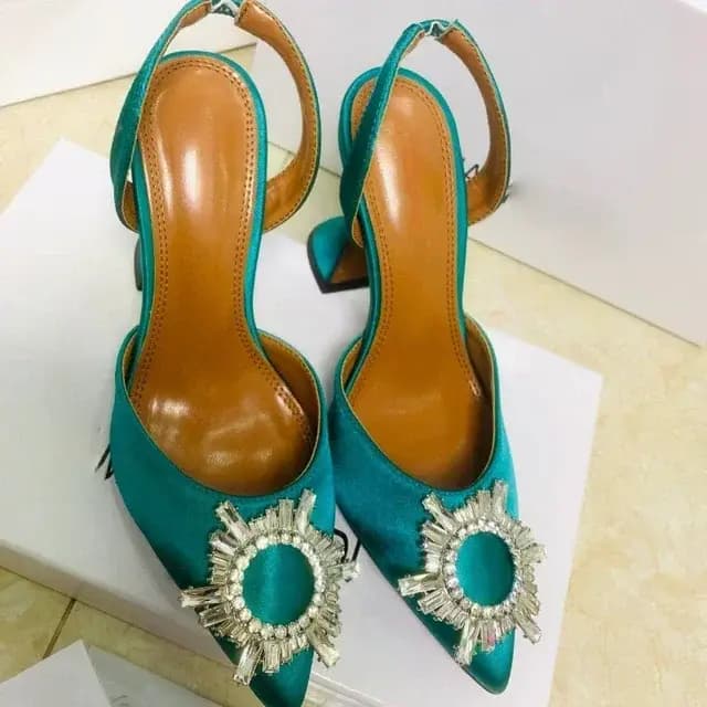 Baotou – sandales à talons hauts et bout pointu pour femmes