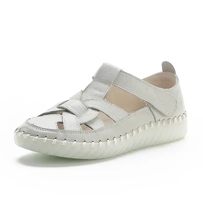 Nouvelles sandales de gladiateur en cuir véritable pour femmes chaussures orthopédiques dames