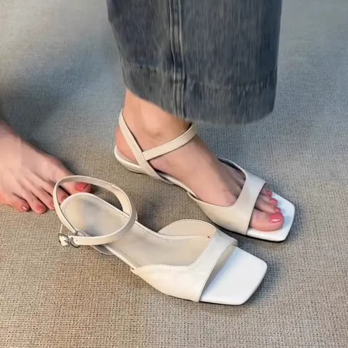Sandales romaines simples vintage françaises pour femmes