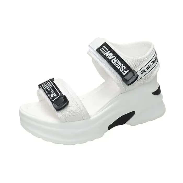 Femmes Sport sandale été nouvelle mode pente talon plate-forme surélevée chaussures filles loisirs de plein air à talons hauts bouche de poisson sandales