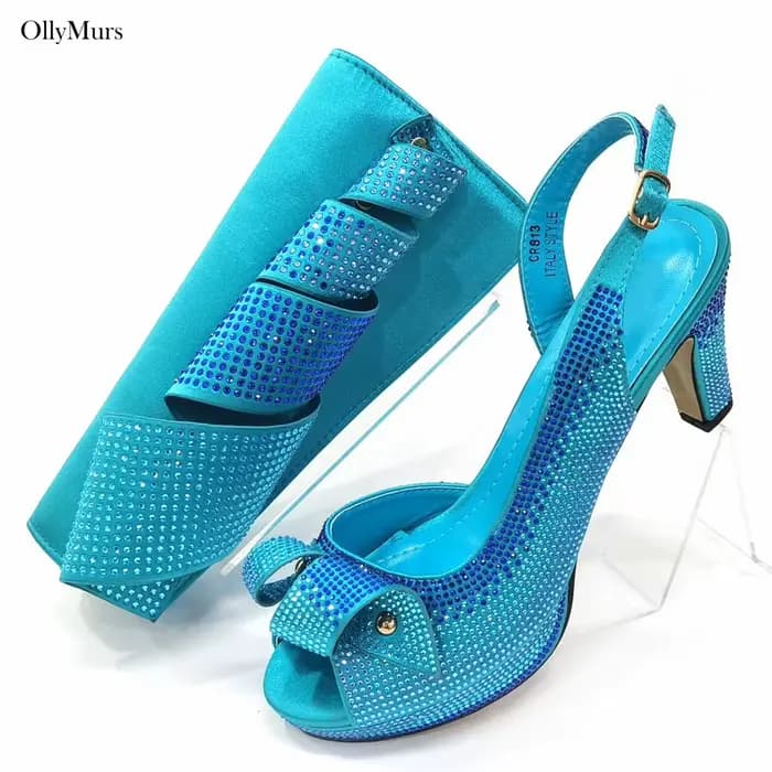 Dernières chaussures italiennes pour femmes avec sacs assortis, ensemble pour fête de mariage, sandales d'été africaines, escarpins 8.5CM, ensemble de chaussures et de sacs