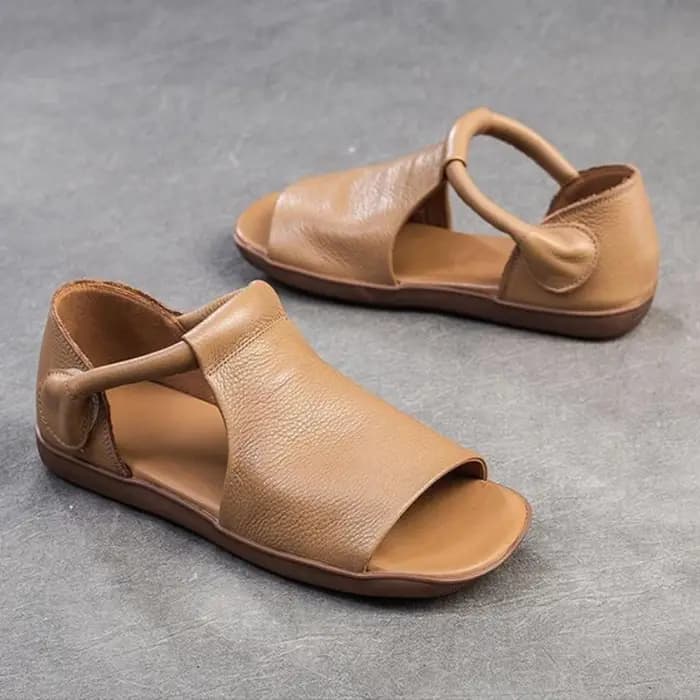 Sandales rétro plates d'été pour femmes – Style Vintage