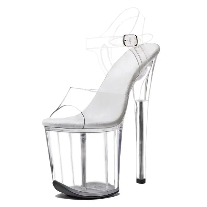 WUXIN H&P – chaussures à talons strip-teaseuse de 6 pouces pour femmes, talons à plateforme transpar
