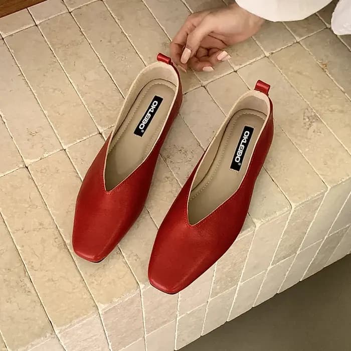 SUOJIALUN Nouvelle Collection Printemps 2026 Chaussures Plates pour Femme
