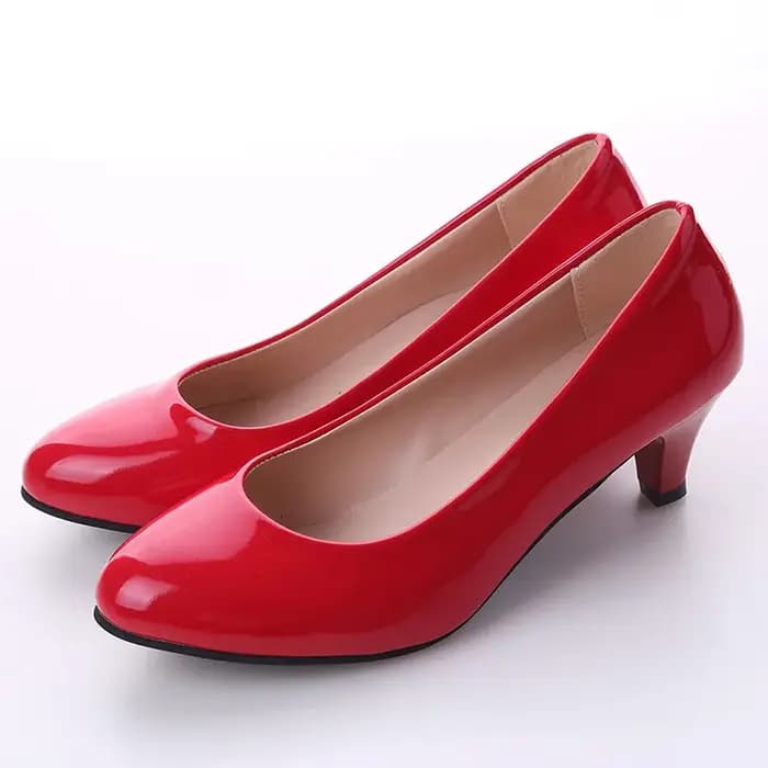 Chaussures dames pompes talon moyen nu Sexy talons hauts