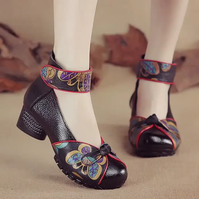 Xiuteng-Escarpins en cuir véritable pour femmes