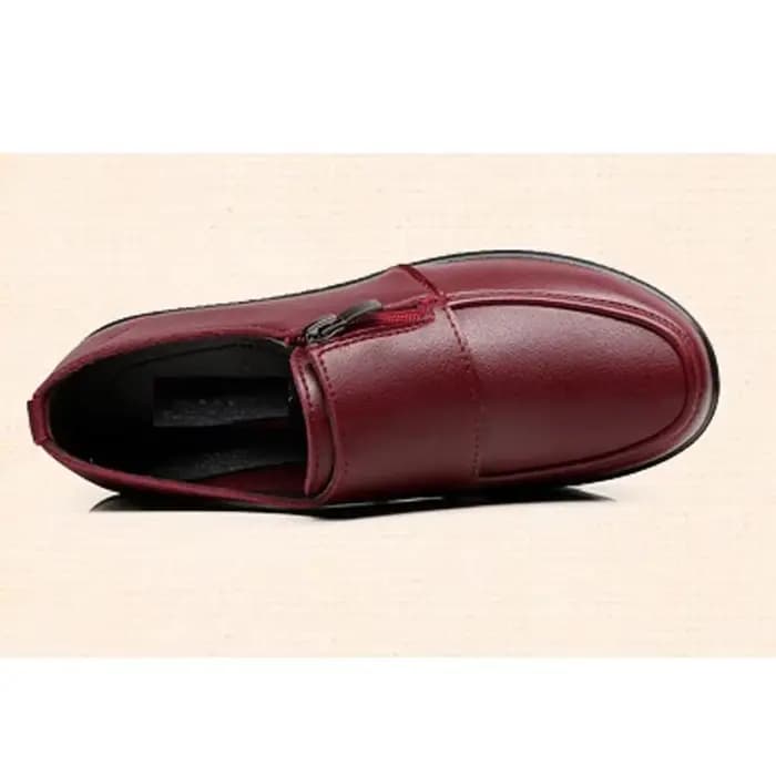 BEYARNE printemps automne femmes mode pompes chaussures femme en cuir véritable coin unique