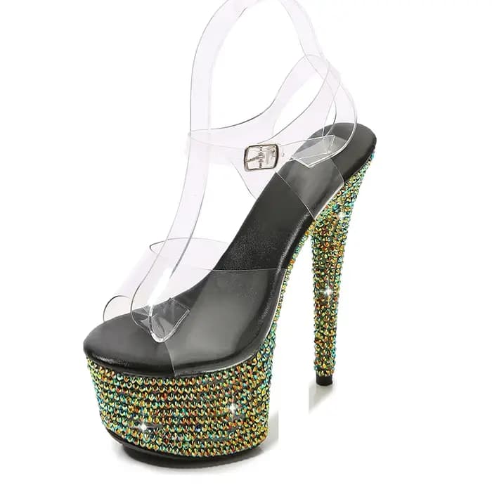 Chaussures de danse à talons aiguilles d'été pour femmes