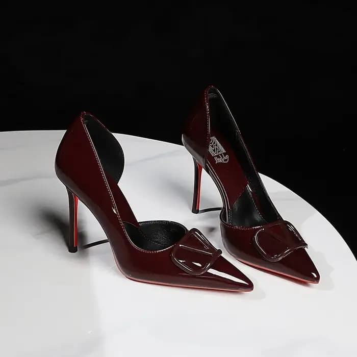 Chaussures à talons hauts sexy à semelle rouge