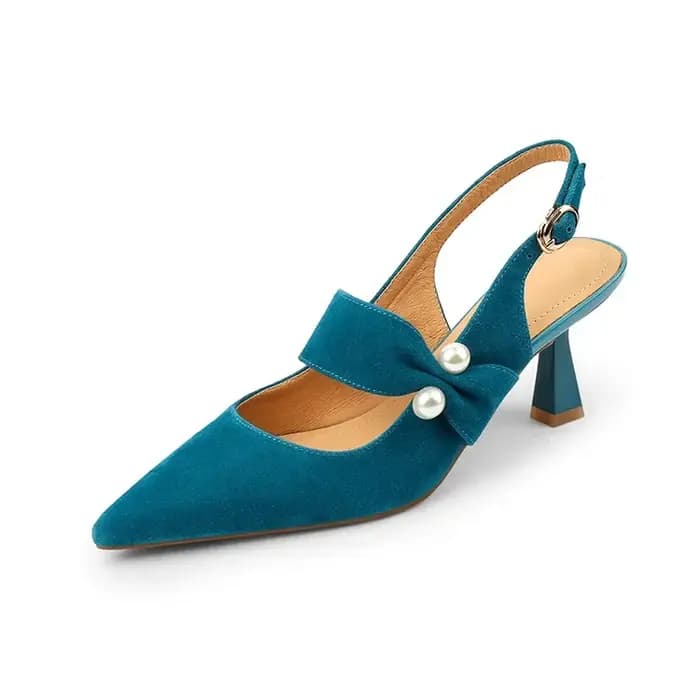Sandales d'été en daim de mouton pour femmes